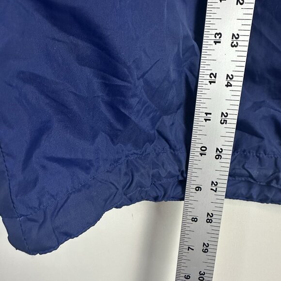 Vintage Gap Windbreaker Adult Medium Blue Pullover 1/4 Zip Hooded Y2K - Picture 8 of 9
